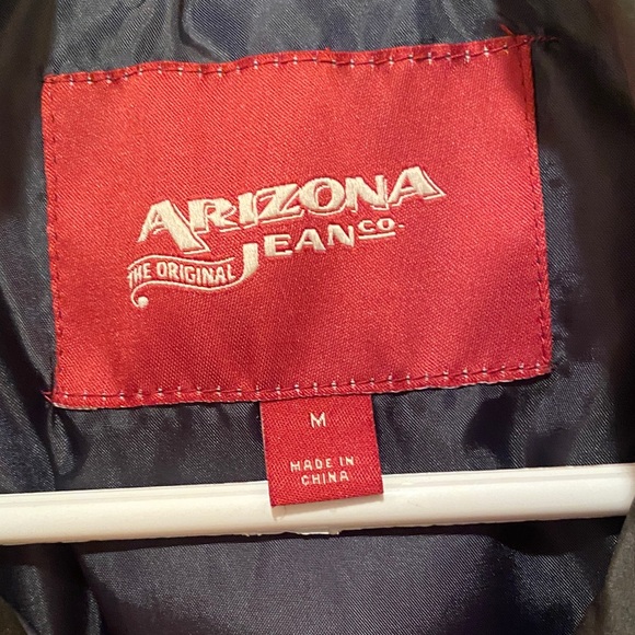 Arizona Jean Company Men's Navy and Olive Puffer Vest - Picture 2 of 9